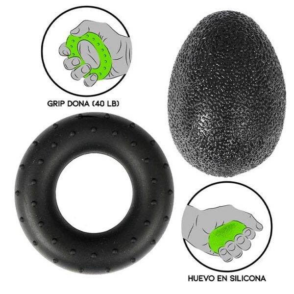 Set grip ejercicio 5 pcs - Imagen 4