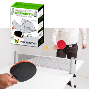 Malla retráctil tenis de mesa